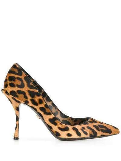 Dolce & Gabbana туфли-лодочки с леопардовым принтом CD1018AZ417