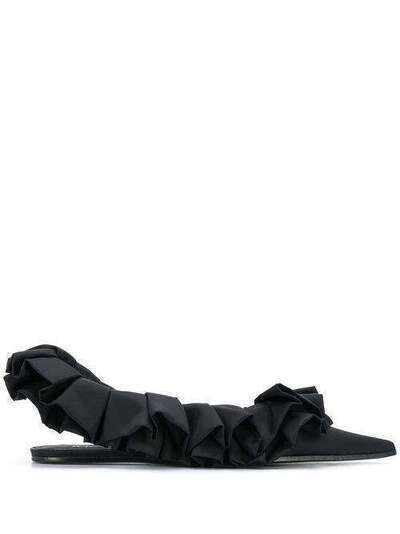 MM6 Maison Margiela туфли с оборками S40WP0155PR027