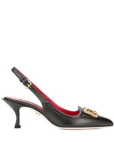 Dolce & Gabbana туфли с ремешком на пятке и логотипом CG0320AI573