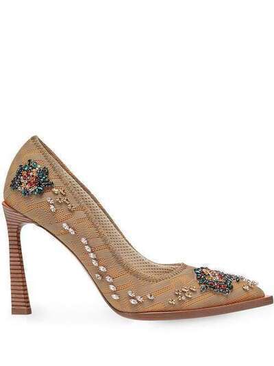 Fendi crystal embellished pumps 8I6985A8TR