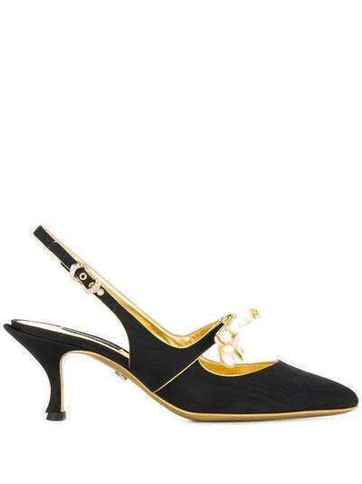 Dolce & Gabbana декорированные туфли Lori с ремешком на пятке CG0373AJ696