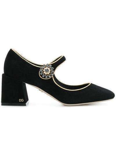 Dolce & Gabbana туфли Мэри Джейн на массивном каблуке CD0959AH326