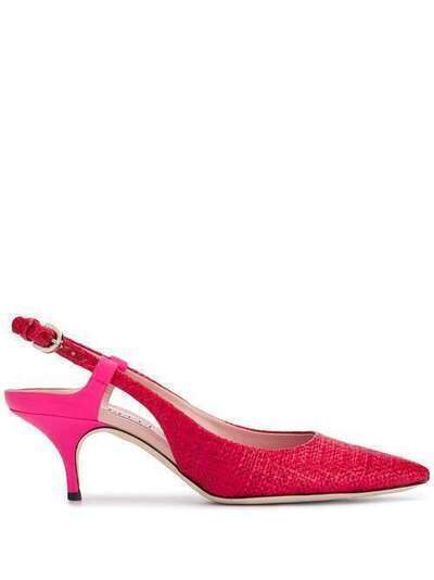 Emilio Pucci плетеные туфли с ремешком на пятке 0ECE180EX65