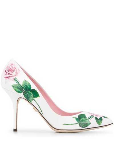 Dolce & Gabbana туфли с цветочным принтом CD0688AJ730