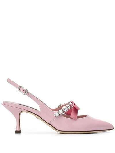 Dolce & Gabbana туфли Lori с ремешком на пятке CG0331AA139