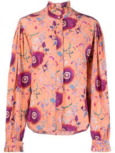 Isabel Marant рубашка Banessa с цветочным принтом