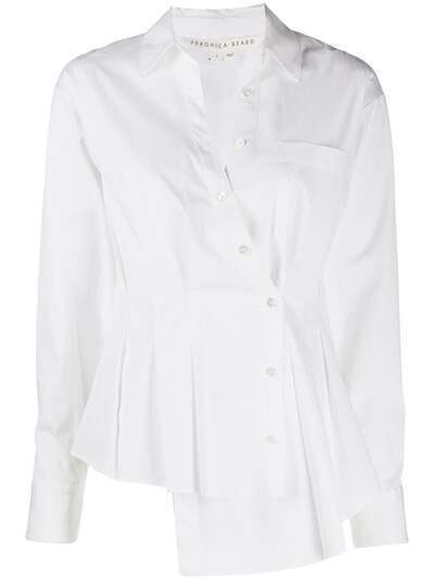 Veronica Beard Rosamund asymmetric-hem shirt