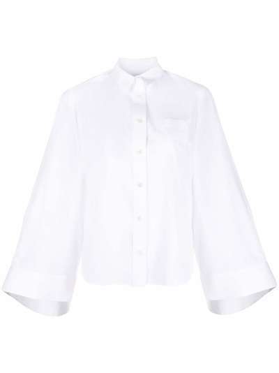 sacai wide-sleeves shirt