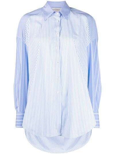 ERMANNO FIRENZE pinstriped poplin shirt