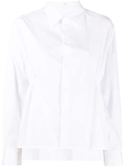 Yohji Yamamoto рубашка с асимметричным подолом