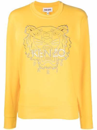 Kenzo толстовка с вышивкой Tiger