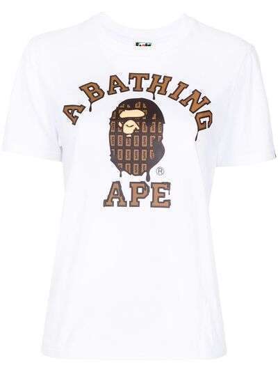 A BATHING APE® футболка с логотипом