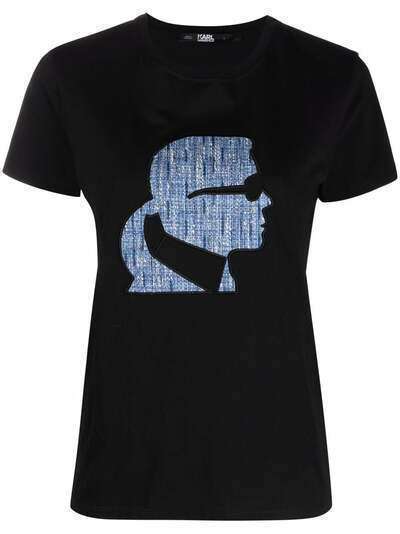 Karl Lagerfeld футболка с принтом Karl Bouclé
