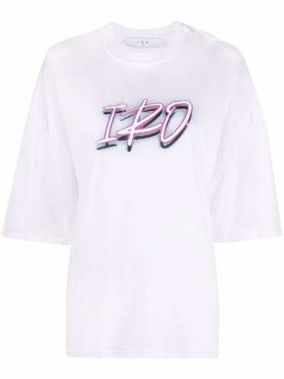 IRO футболка оверсайз Willo с логотипом