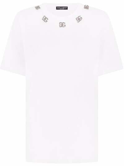 Dolce & Gabbana футболка с круглым вырезом и логотипом