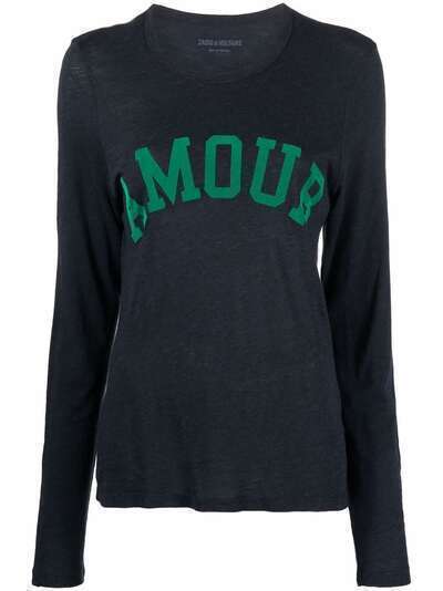 Zadig&Voltaire футболка Amour с длинными рукавами