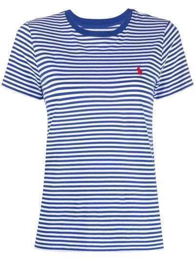 Polo Ralph Lauren полосатая футболка с вышитым логотипом