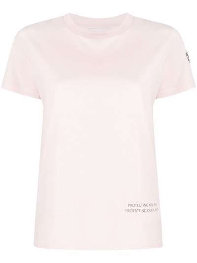 Moncler slogan-print T-shirt