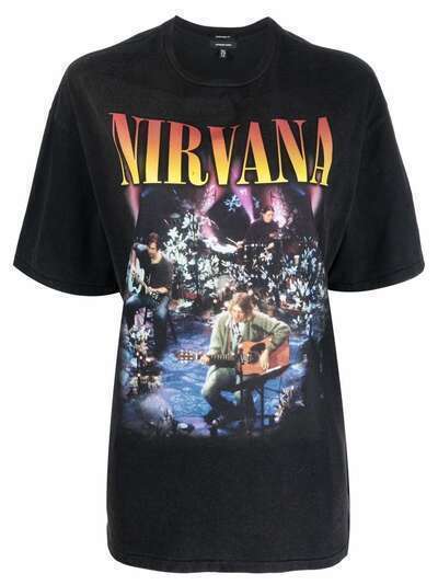 R13 футболка с принтом Nirvana