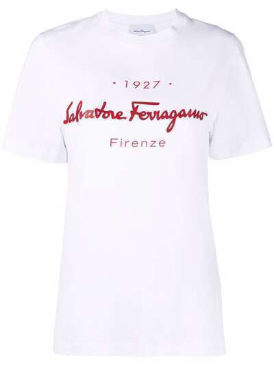 Salvatore Ferragamo футболка с логотипом