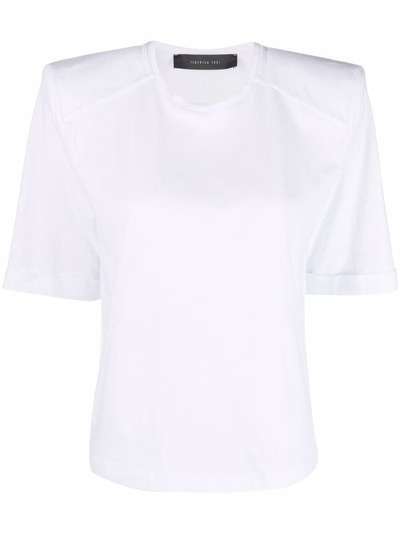 Federica Tosi футболка с короткими рукавами и объемными плечами