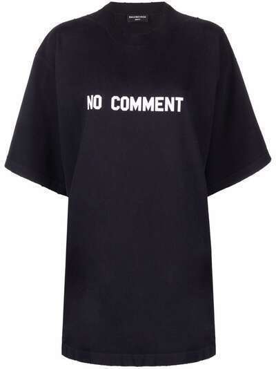 Balenciaga футболка оверсайз No Comment