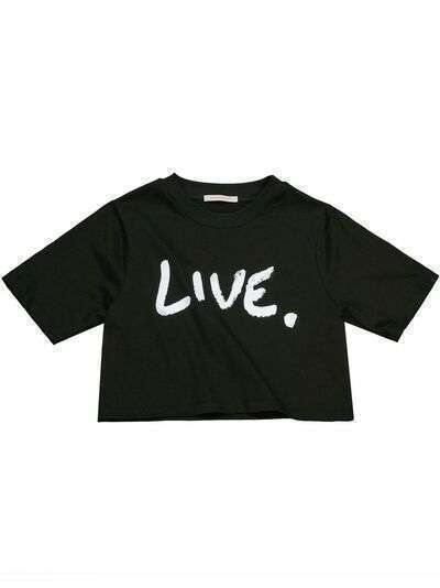 Christopher Kane LIVE CROPPED TSHIRT