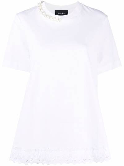 Simone Rocha декорированная футболка