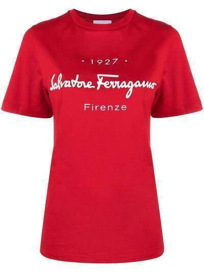 Salvatore Ferragamo футболка с логотипом