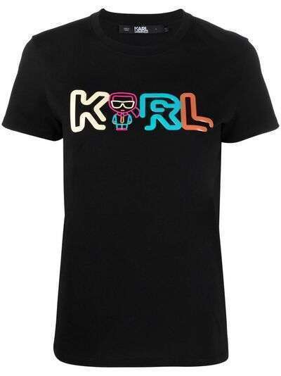 Karl Lagerfeld футболка Jelly Mini Karl с логотипом