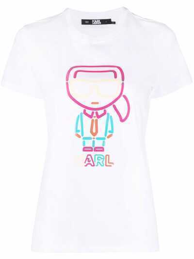 Karl Lagerfeld футболка Jelly Karl с логотипом