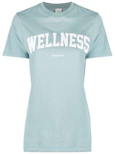 Sporty & Rich футболка Wellness с логотипом