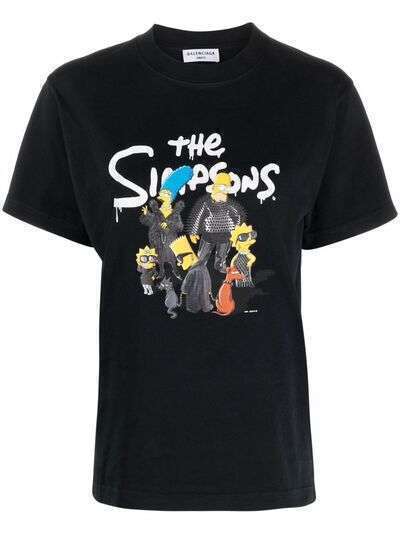 Balenciaga футболка Small-Fit из коллаборации с The Simpson