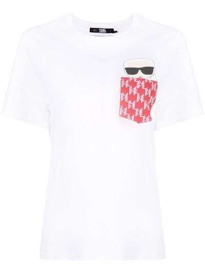 Karl Lagerfeld logo-pocket T-shirt