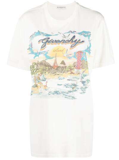 Givenchy футболка с принтом Givenchy Island