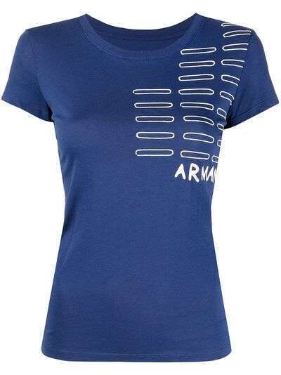 Armani Exchange футболка с принтом Armani