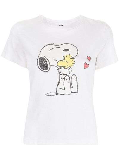RE/DONE футболка с принтом Snoopy