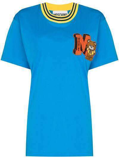 Moschino футболка Teddy Bear с логотипом