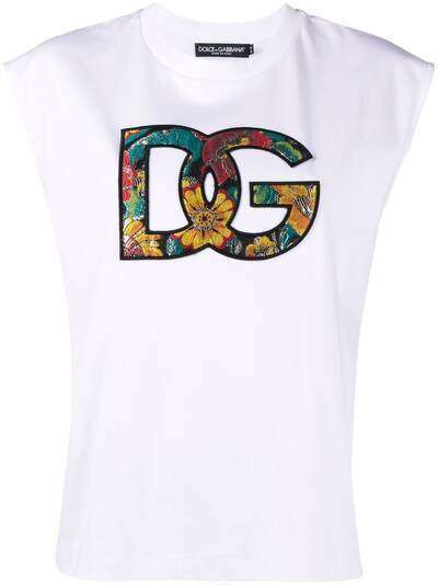 Dolce & Gabbana футболка с логотипом DG