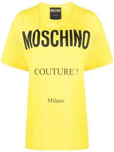 Moschino футболка Couture из органического хлопка