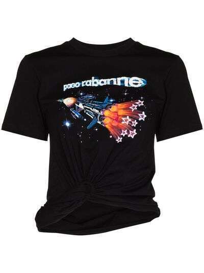 Paco Rabanne футболка с принтом