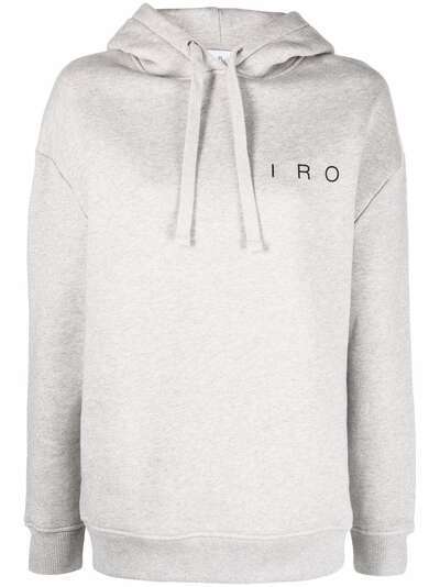 IRO Liny logo-print hoodie