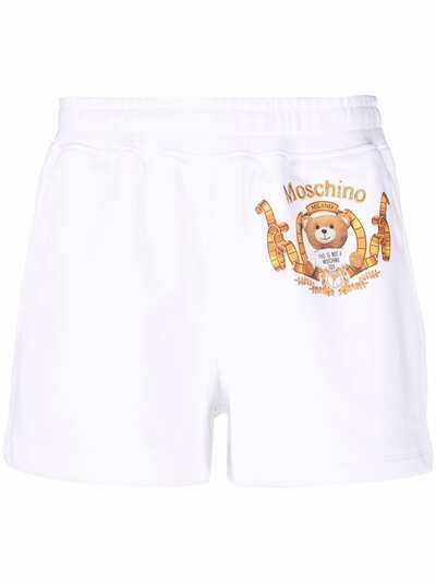 Moschino шорты Teddy Bear из органического хлопка