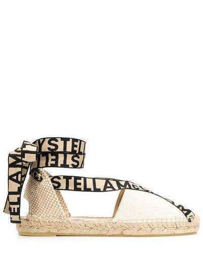 Stella McCartney эспадрильи на шнуровке с логотипом 800160N0093