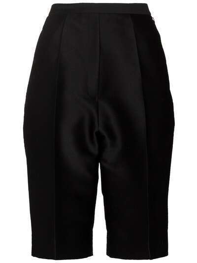 GIA STUDIOS GIA STUDIOS SILK WOOL BERMUDA SHORTS BLK