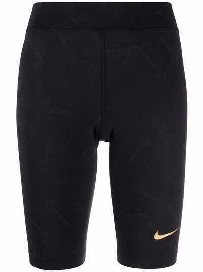 Nike облегающие шорты с логотипом