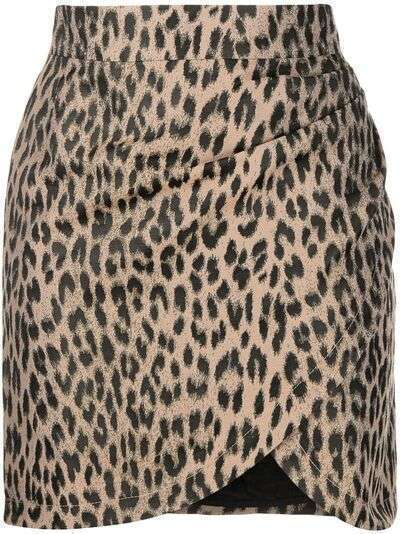 Zadig&Voltaire юбка с леопардовым принтом