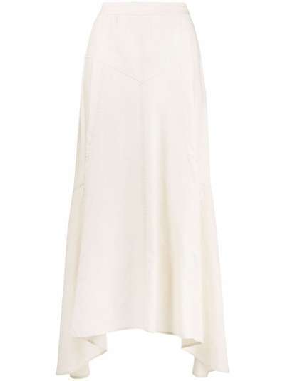 Isabel Marant Étoile юбка миди с асимметричным подолом