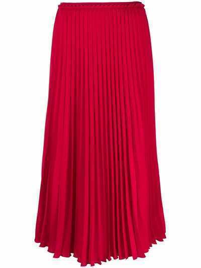 RED Valentino плиссированная юбка миди