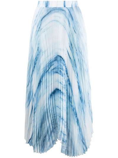 DONDUP плиссированная юбка с абстрактным узором